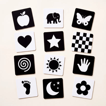 Rahaya high-contrast sensory cards — card variety layout